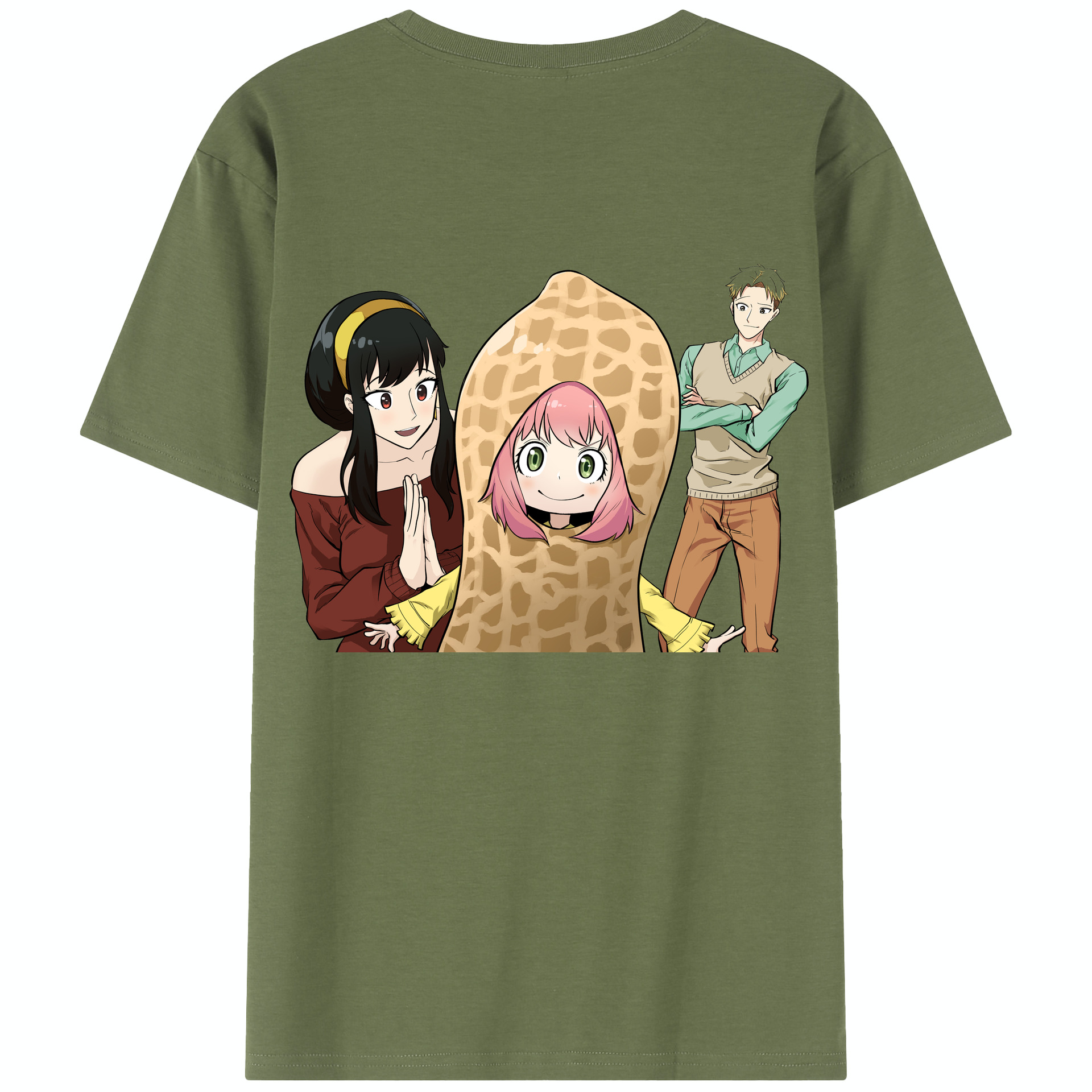 （画像用） SPY×FAMILY间谍家家酒 綿100％半袖Tシャツ（背面プリント）
